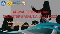 JADWAL KULIAH GASAL T.A 2021-2022